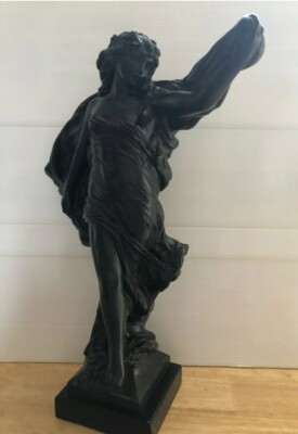 1990 Austin ''La Grace'' Skulptur schwarz Statue Figur Vintage 20 cm