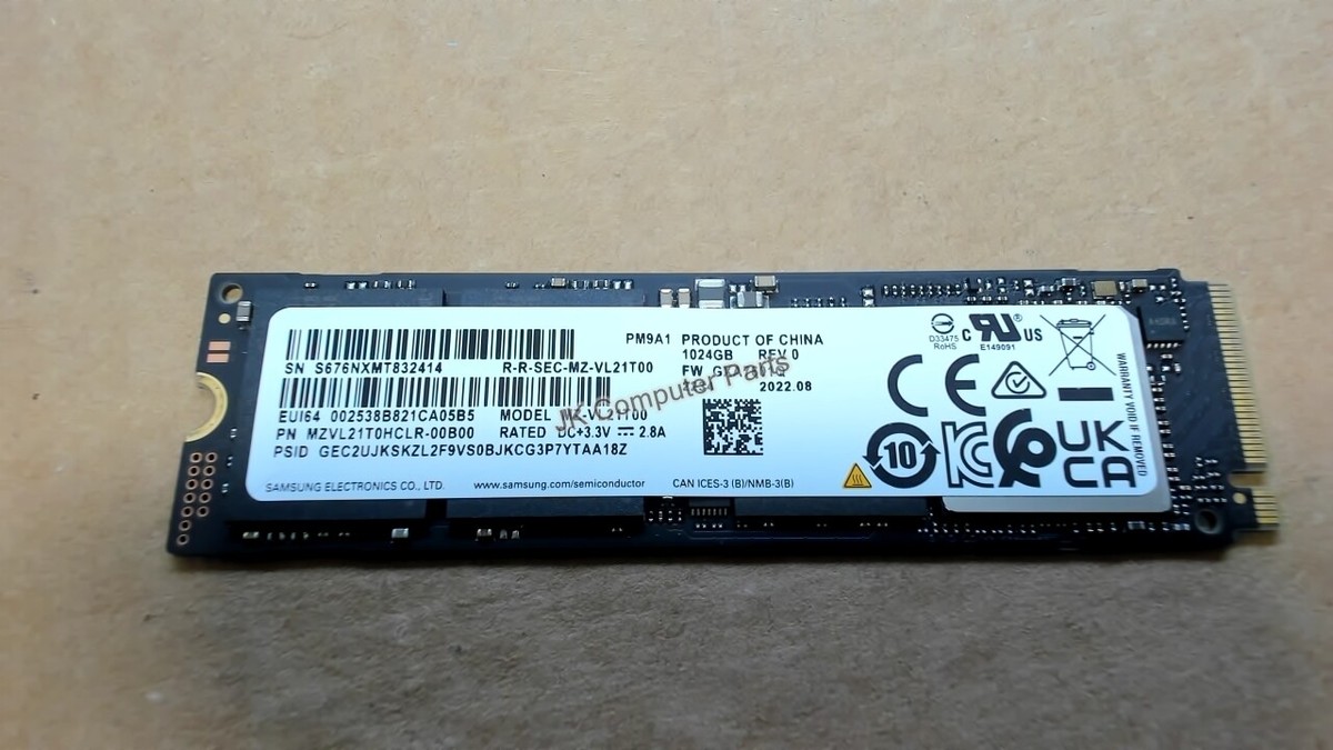 内蔵型SSD OEM Samsung PM9A1 (MZ-VL21T00) 1TB NVMe $_57.JPG?set_id=880000500F