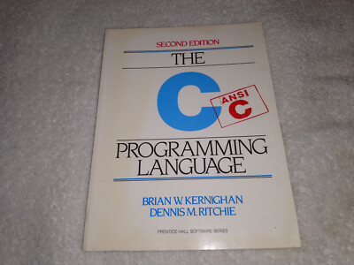C Programming Language by Brian Kernighan and Dennis Ritchie (1988, Trade...