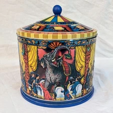 Music Box Tin (carillon)  - Circo - Lebkuchen Schmidt Christmas Tin German
