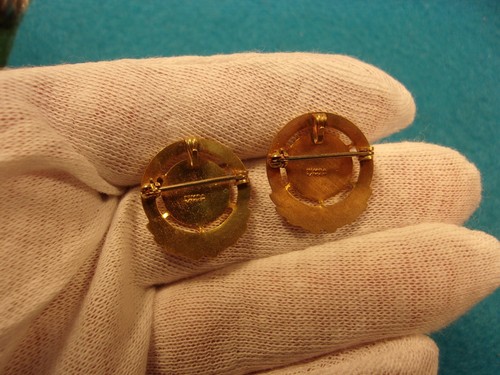 4 VTG GOLD FILLED "HADASSAH LIFE MEMBER" LAPEL PINS + CHAI, STAR OF DAVID CHARMS - Picture 11 of 11