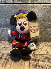Disney Mini Bean Bag Nutcracker Mickey 9  Plush Animal With Tag