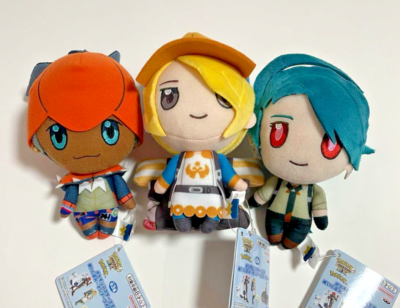 Pokemon Masters EX Raihan Volo Rika Mascot Plush Doll Set of 3