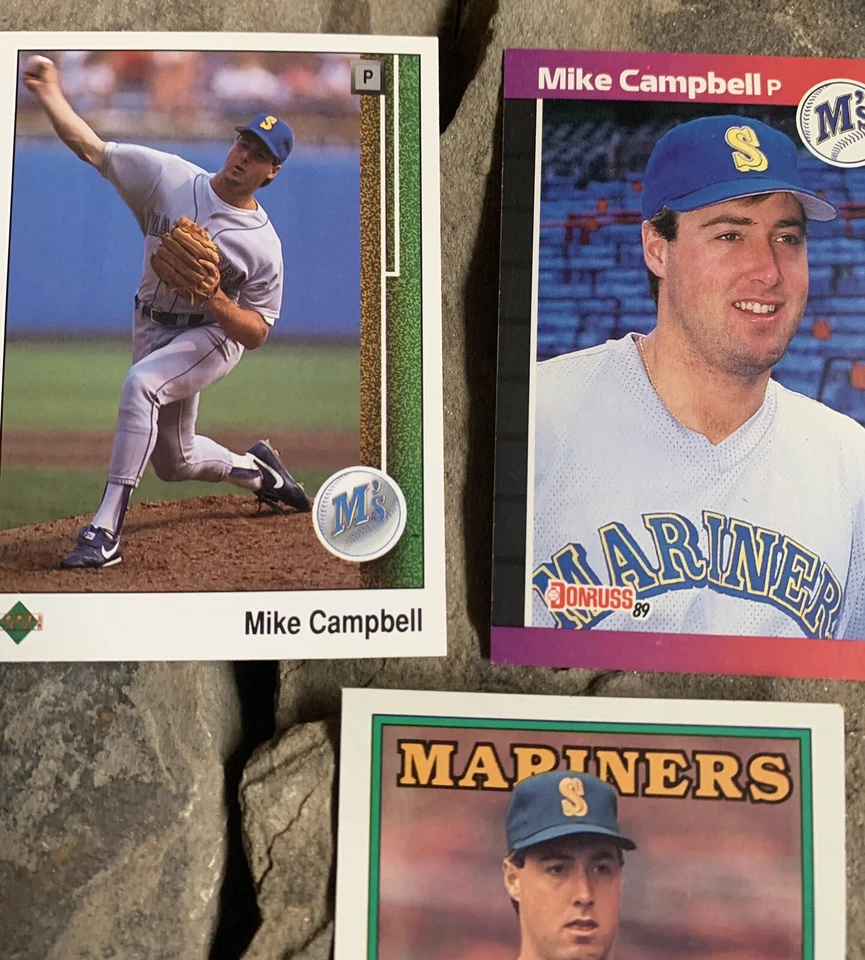 Mike Campbell Baseball Cards. Seattle Mariners - Image 2 of 3