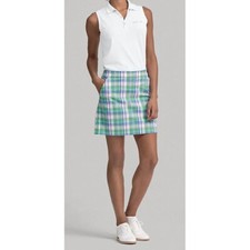 Polo Ralph Lauren Golf Plaid Pleated Golf Skort Fairway Plaid Size 2 $148 NWOT
