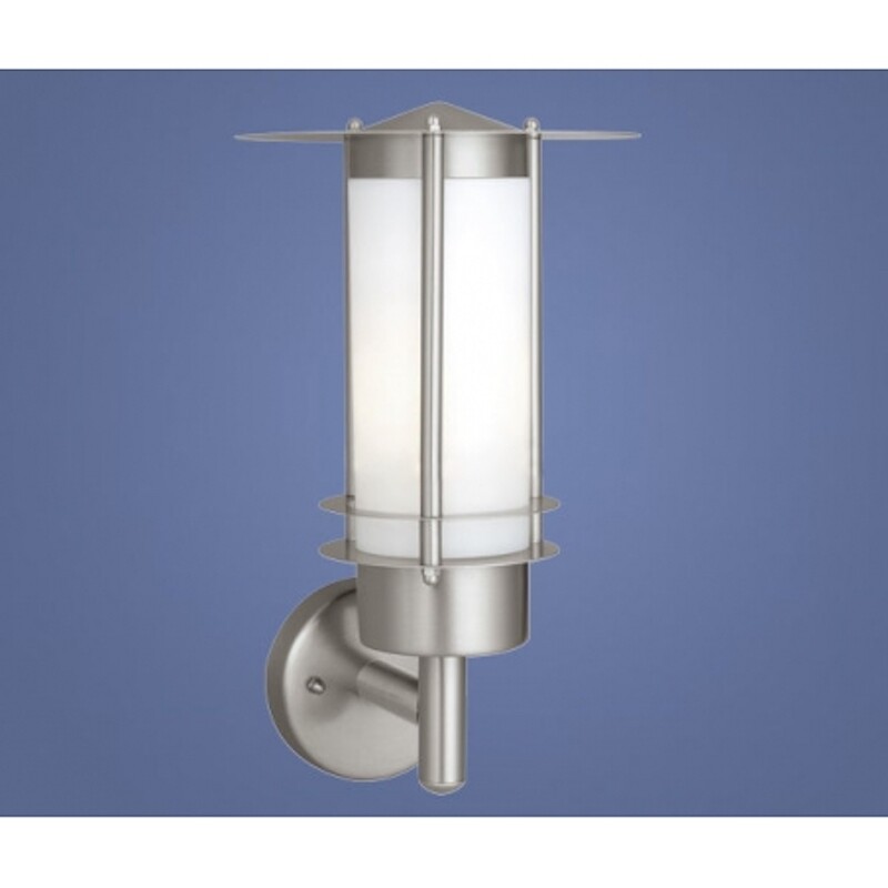 Eglo 81824 Malmo Applique Esterno E27 IP44 - Lampada Parete Acciaio