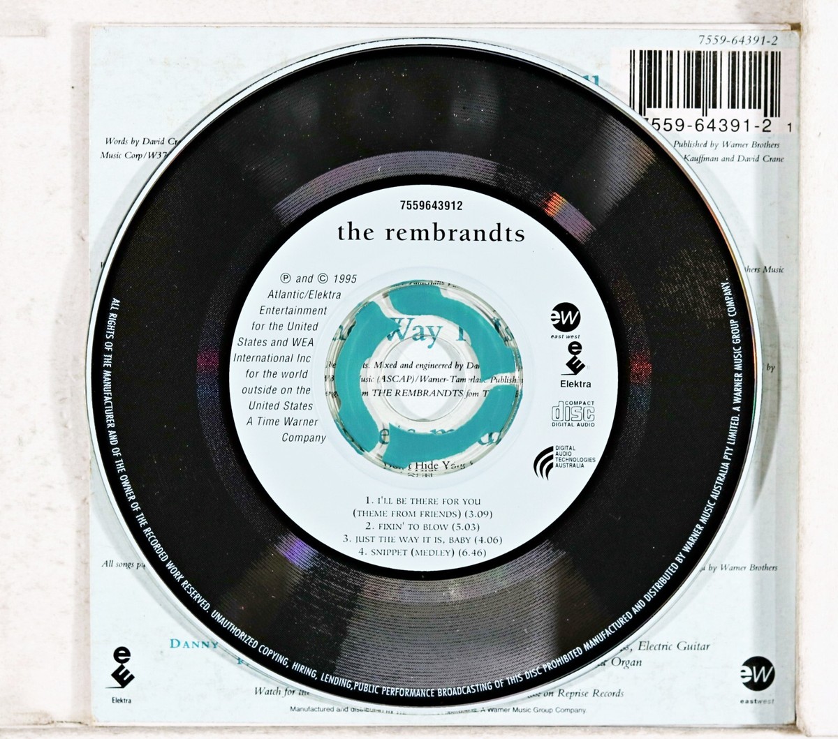 The Rembrandts - I'll Be there for You (CD) 75596439121 | eBay UK