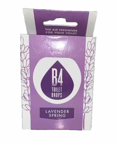 B4 WC Tropfen Deodorierer 2oz Poo Badezimmer Erfrischer Lavendel Frühling