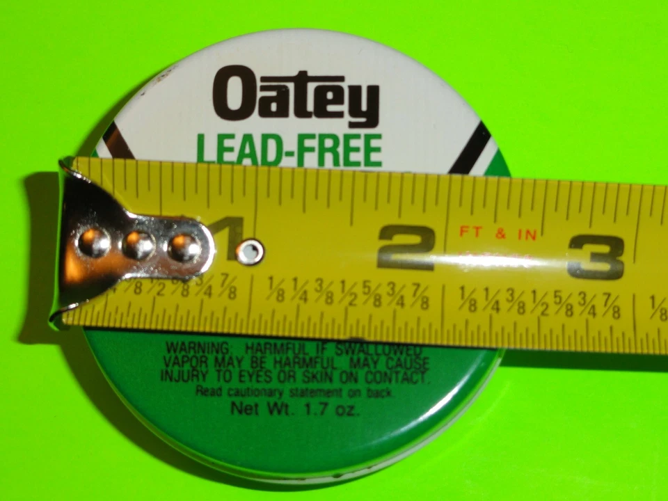 2 unidades OATEY Company 30374 1,7 OZ #95 uso de fundente de estañado sin plomo con plomería de soldadura Foto 2 de 4