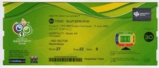 Ticket WC 2006 #30 Togo - Switzerland