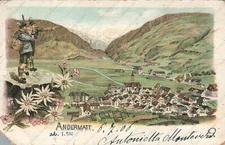 SWITZERLAND 1906 Andermatt Postcard