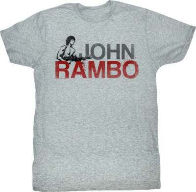 Rambo First Blood John Rambo Men's T Shirt 80's Movie Merch