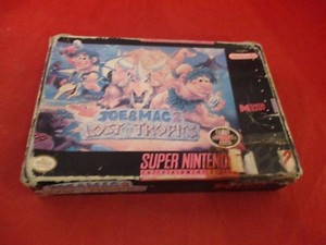 Joe Mac 2 Perdido En Tropicos Super Nintendo Snes Caja Vacia Solamente No Manual Juego Ebay