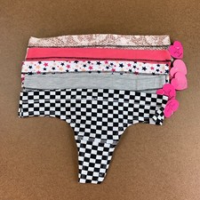 Mutandine perizoma donna Alyce Intimates taglia small cotone colorato confezione da 5 nuove con etichetta