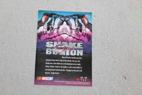 1997 Wheels Viper Snake Eyes NASCAR Insert Card Complete Finish You Set U-Pick - 第 8/10 張圖片