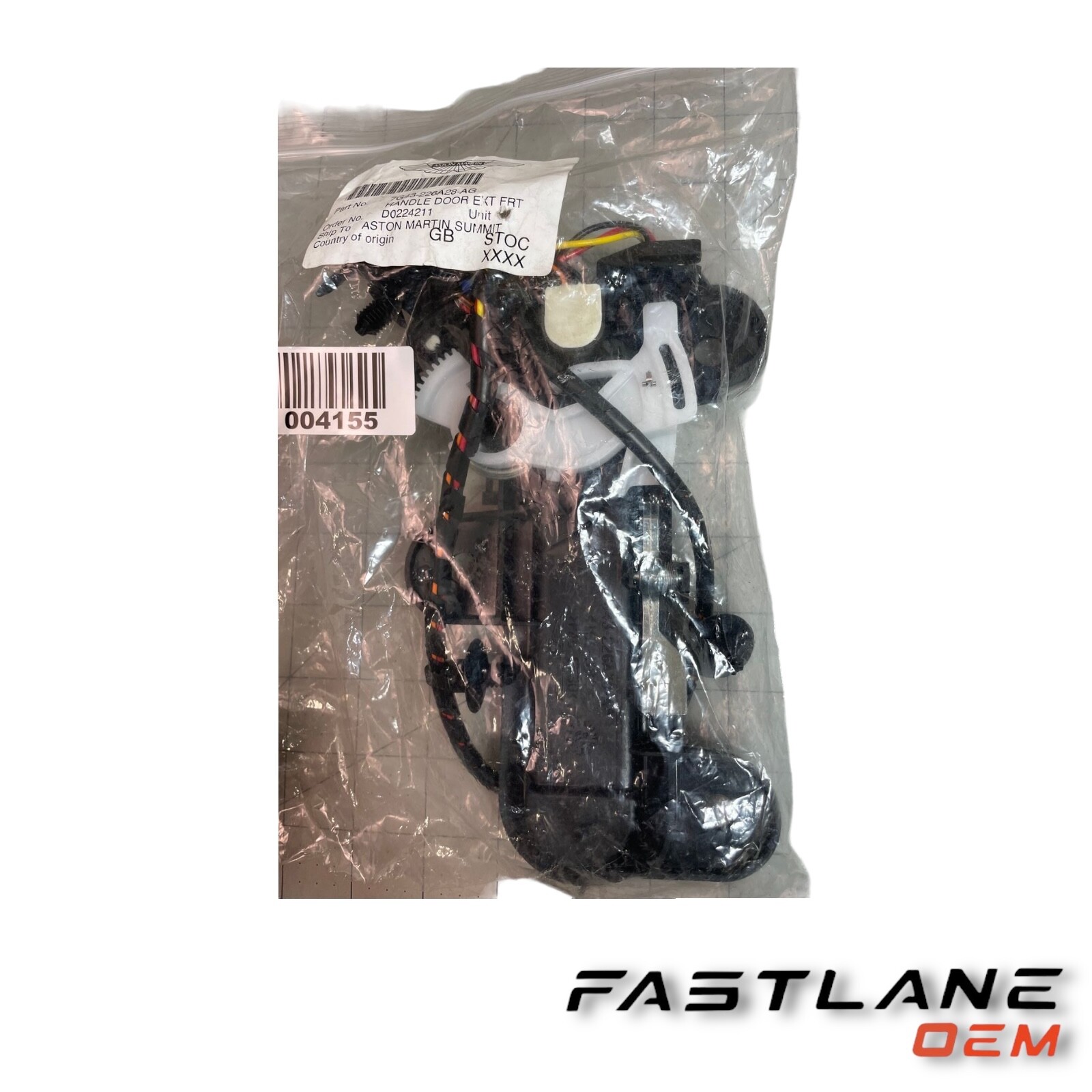 2010-2019 ASTON MARTIN RAPIDE HANDLE DRIVE EXT FRONT NEW OEM 7G43-226A28-AG