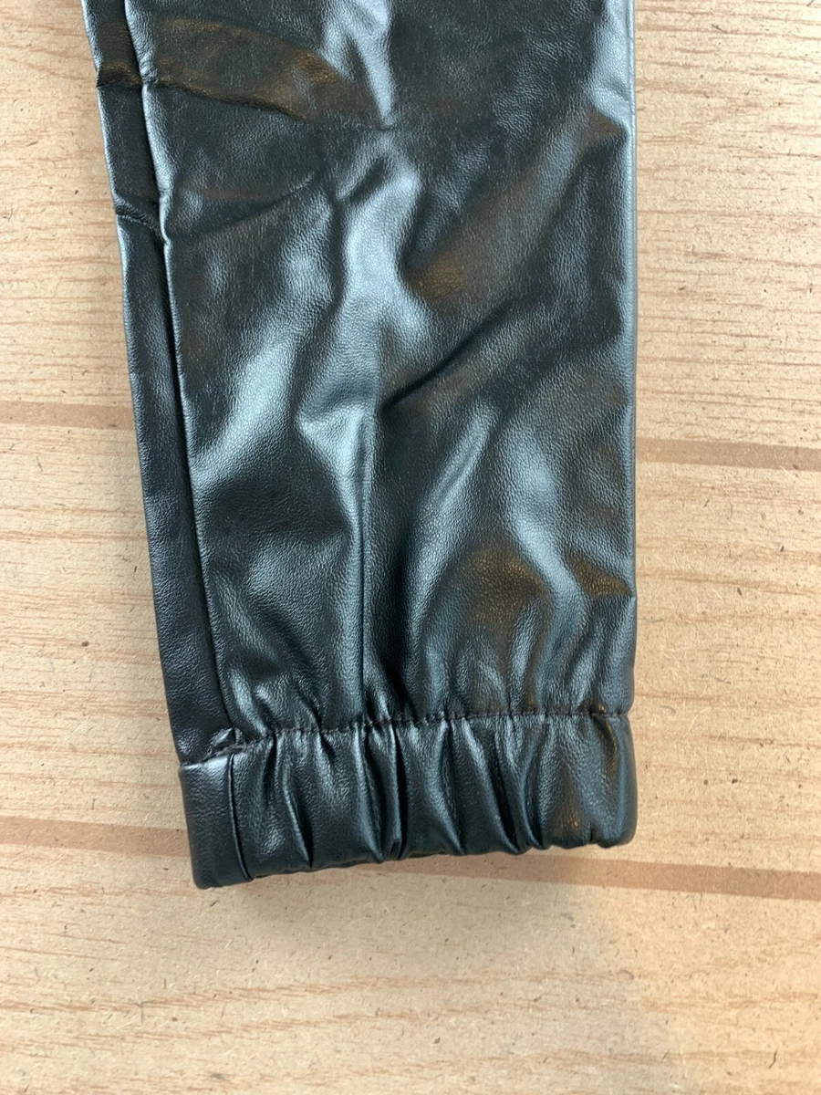 Shinestar leather cheap leggings