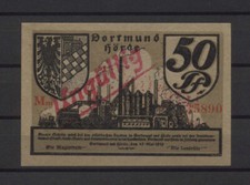 [25851] - NOTGELD DORTMUND und HÖRDE, Städte und Kreise, 50 Pf, 15.05.1919. Ties