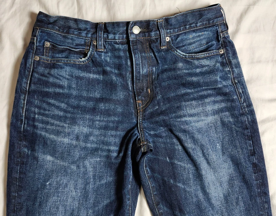 J Crew KAIHARA Denim Jeans Size 34/36 Blue Japanese Fabric Inter Lined - Image 2 of 4