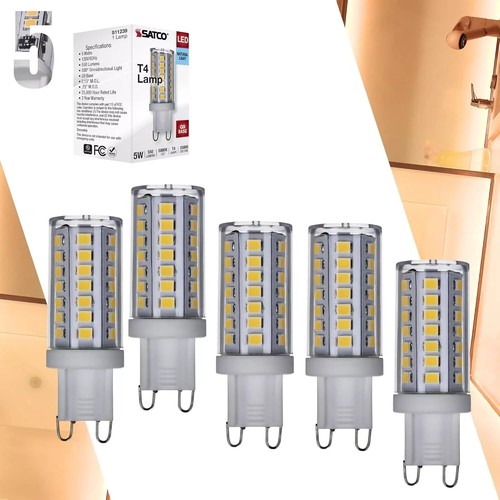 Satco S11239 - 5 Watt T4 LED Bulbs - G9 Base - 5000K ( 2, 5, 10 or 20 Pack) - Picture 9 of 11