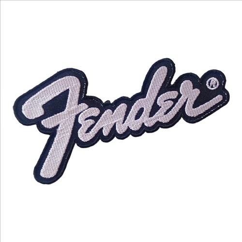 Fender IronOn Patch Embroidered Logo Badge for Guitar Enthusiasts