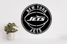 New York Jets badge laser cut vector files dxf, svg, eps. ai, pdf, png