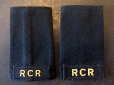 ROYAL CANADIAN REGIMENT, DEU -DRESS UNIFORM EPAULETTS, HARD & SOFT