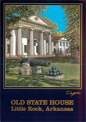 Postcard Rendering of Old State House, Little Rock, Arkansas