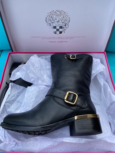 Vince Camuto Wendeema Moto Boots - Size 