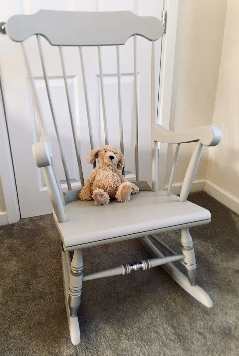 Gray nursery 2024 rocking chair