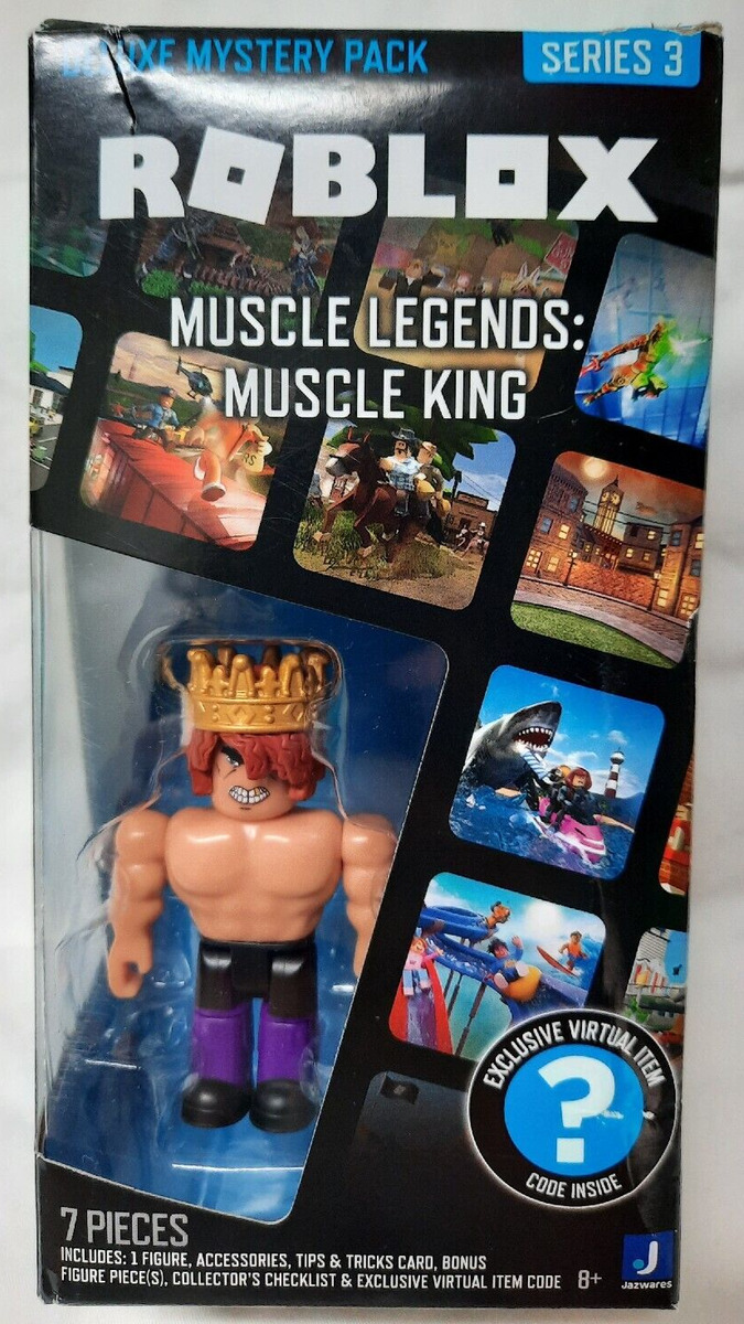 Roblox Series 3 Muscle Legends: Muscle King 3-Inch Deluxe Pack