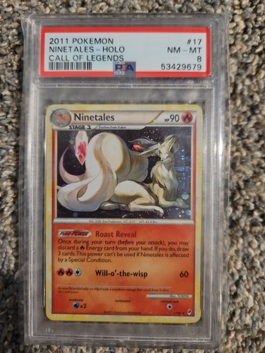 Ninetales graded PSA 8 for sale on eBay