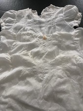 Embroidered VTG 3 Baby Dresses Made in Philippines Cotton So Sweet