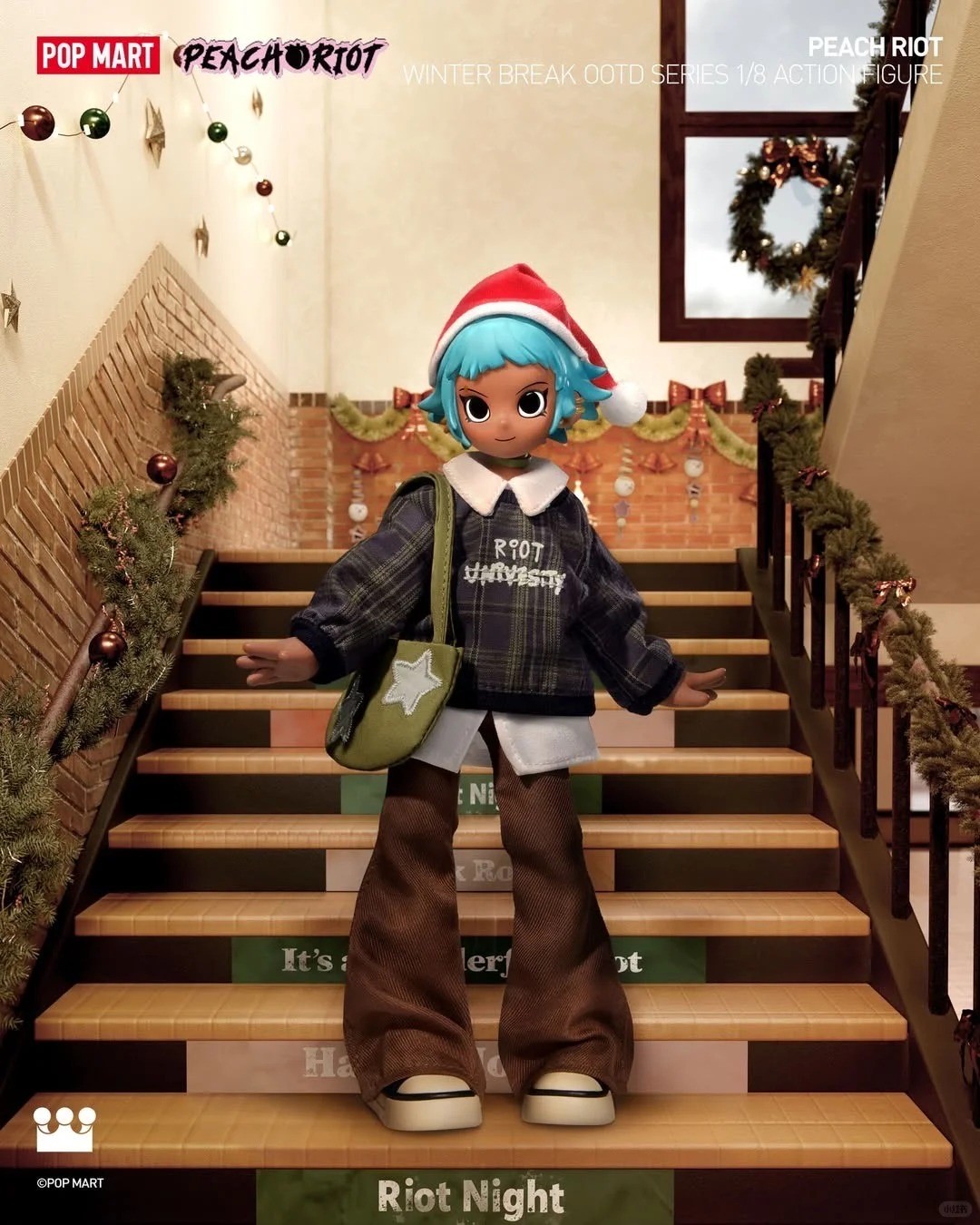 Authentic Peach Riot Winter Break Ootd Series 1/8 Action Figure Gift Blind Box