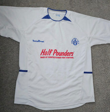 Greenock Morton FC 2004/2007 Authentic Vandanel Vintage White Away Shirt - Large