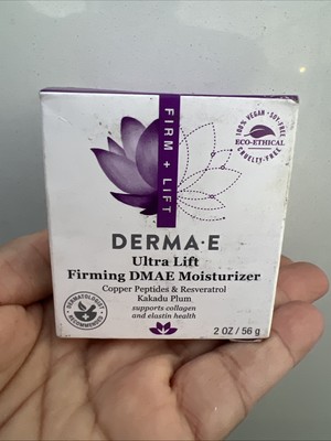 DERMA E ULTRA LIFT FIRMING DMAE MOISTURIZER 2 oz COPPER PEPTIDES & RESVERATROL