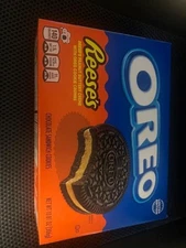 NEW OREO REESE'S Peanut Buttery Creme Chocolate Sandwich Cookies