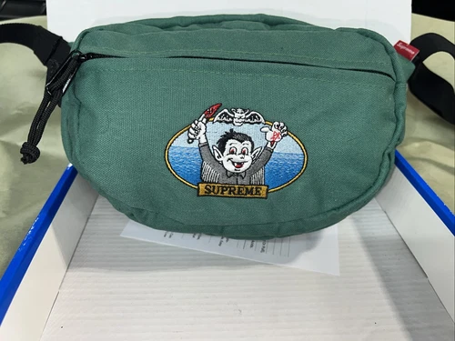 Sac banane Supreme Vampire Boy sac taille vert cordura nylon SS21 Sean Cliver