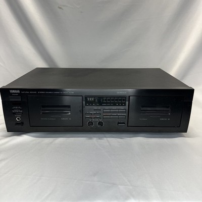 Yamaha K-98 Stereo Dual Cassette Deck Player Recorder Tested & Fully Working