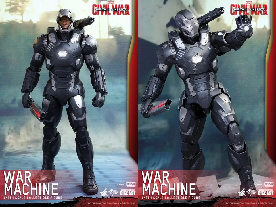 Película Obra Maestra Capitán América Guerra Civil Máquina Mark3 Figura de Acción Regalo Foto 2 de 4