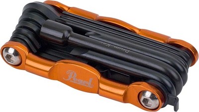 Pearl Tech Tool combination Drum Key and Drum Set Multi-Tool with five Screwdriv
