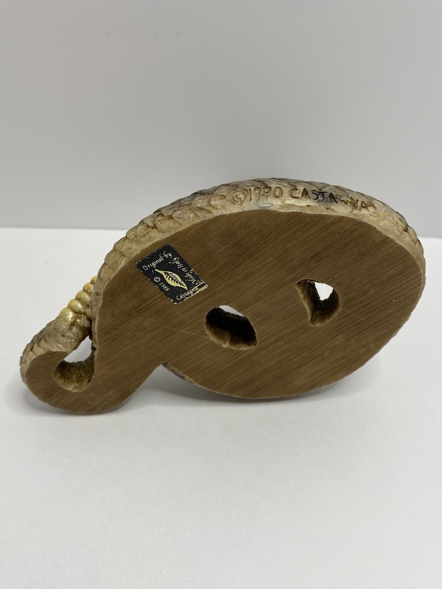 Made In Italy Vintage Castagna Rattlesnake Figurine 1990 Wildlife
