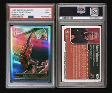 Topps 1999 Chrome Ruben Patterson Refractor #132 Seattle Supersonics PSA 9