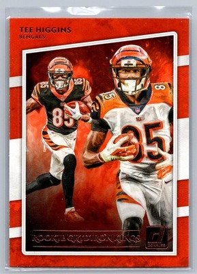 2020 Donruss #RGK-TH Tee Higgins Rookie Gridiron Kings