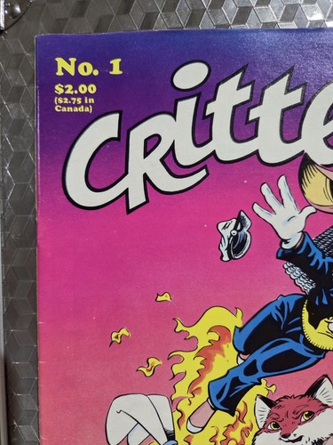 Critters #1 Early Usagi F+ Htf - Imagen 2 de 11