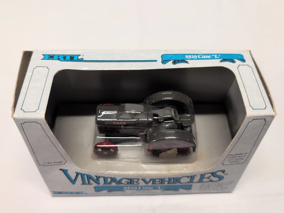 Vintage 1988 Ertl Classic Vehicles 1929 CASE L 1/43 Scale Die-Cast Tractor 2554 - Image 3 of 4