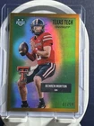 2025 Bowman Chrome University Football Gold Refractor Behren Morton #55AV-11