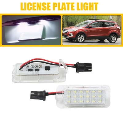 LED 2x License Lights Plate Fit SUPER BRIGHT Explorer Ford Fusion Fiesta Escape