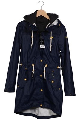 Schmuddelwedda Mantel Damen Jacke Parka Gr. S Baumwolle Marineblau #oomfh7h