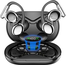 Open Earbuds True Wireless Open Ear Headphones, Bluetooth 5.4 Over Ear Earbuds w